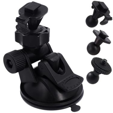 Imagem de iSaddle CH02A YI Suporte para câmera veicular gravador de vídeo DVR para carro, para-brisa e painel, suporte de sucção para Yi/Apeman/DOD/HP/BlackBox/Spy Tec/Transcend Dash Cam