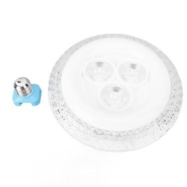 Imagem de AUNMAS Luminária de LED de Pingente de OVNI 85-265V, Lâmpadas de OVNIs Com 3ccc Selecionáveis 4000lm E27 E26 Base, Partema de Garagem para o Quarto do Corredor, Acabamento Branco