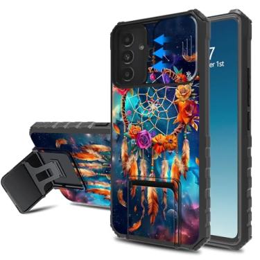 Imagem de WZCJDHMJ Capa para Samsung Galaxy A16 5G com capa de câmera deslizante e suporte embutido, capa protetora de telefone de camada dupla à prova de choque de grau militar para Samsung Galaxy A16 5G