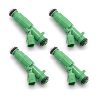 Imagem de Conjunto de 4 bicos injetores de combustível 35310-2E100 para Hyundai Elantra 1.8L L4 2011-2014 (códigos: 353102E100 e 35310 2E100).