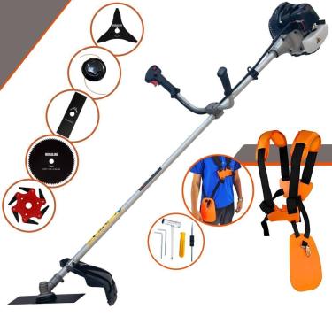 Imagem de Roçadeira Cg430b 43cc 1,7hp Com Carretel + Faca 2p 3p 6p 80d