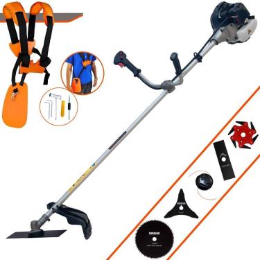 Imagem de Roçadeira Completa Anmax Cg430b 43cc 1,7hp 12.000rpm 5 Em 1