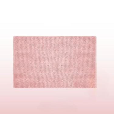 Imagem de Tapete Grande para Banheiro 50x100cm Antiderrapante em Microfibra Luxo – Super Absorvente, Macio e Durável(Rosa Bebê,3)