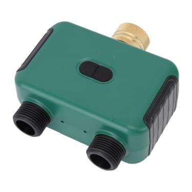 Imagem de FTVOGUE Temporizador de água Inteligente de Zona Dupla, Controlador de Aspersão de 2 Saídas Ao Ar Livre Com Entrada de Latão e Display LCD IP55 para de Irrigação de Mangueira de Jardim