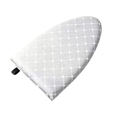 Imagem de Tábua de passar roupa portátil resistente ao calor - Almofada dobrável portátil com luva protetora