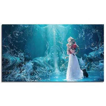 Imagem de Praying Canvas Prints Ponytail Final Poster Wall Art For Home 1 peça Decorações Noframed 33.0 cmx20.3 cm