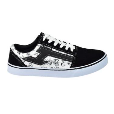 Imagem de Tênis Escolar Casual Skatista Unissex Haymax mod H8 Original, 39, Snoo