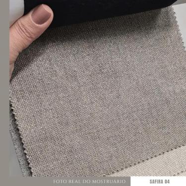 Imagem de Sofá  Cama com Tampo Lateral Direito e USB Tecido Linho  180cm - 4R Es