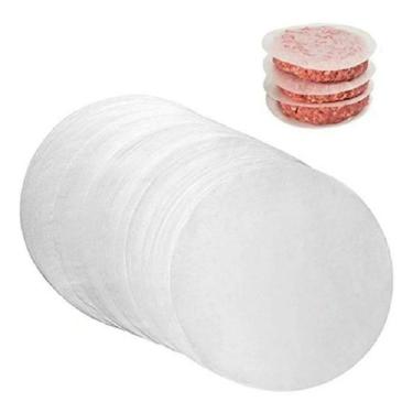Imagem de Papel Separador De Hambúrguer - Redondo 11,2 Cm Com 1 Kg
