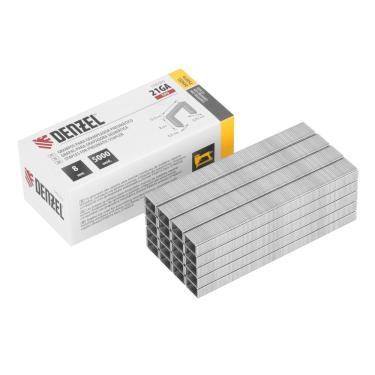 Imagem de Grampos Pneumáticos 8mm 0.6mm 12.8mm Denzel 5000pcs