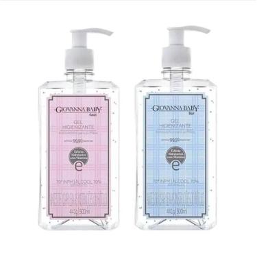 Imagem de Kit Giovanna Baby Álcool Gel Classic + Blue 500ml