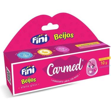 Imagem de Hidratante Labial Carmed Fini Beijos com Cor Efeito Gloss 10g