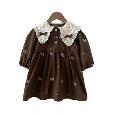 Imagem de Vestido De Princesa De Manga Longa Para Meninas Primavera 2026, Bodies