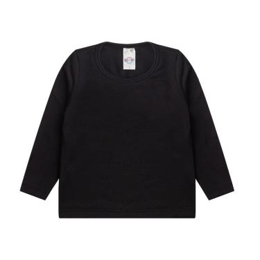 Imagem de Blusa Termica Juvenil Segunda Pele Kappes Preto-Unissex