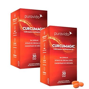 Imagem de 2x Curcumagic-Curcumina Biodisponível-30 Cáps.-Puravida