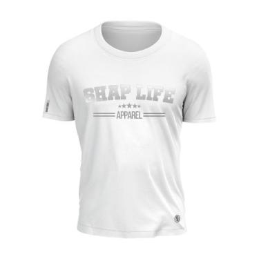 Imagem de Camiseta Shaplife Modelo 9 Prata Algodão T-Shirt - Shap Life