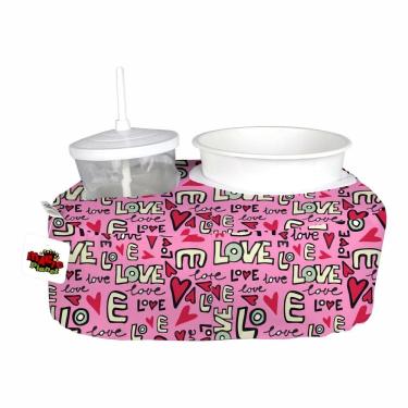 Imagem de Almofada Kit Pipoca Cinema 1 Copo Canudo Balde Namorados Love