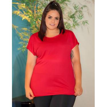 Imagem de Blusa Camiseta Básica Feminina Plus Size Dry Fit Seca Rápido - Carioca