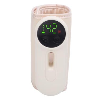 Imagem de Aquecedor de mamadeiras, aquecedor de mamadeiras com luz noturna, aquecedor de leite portátil recarregável de 8000mah, controle preciso de temperatura aquecedor de leite
