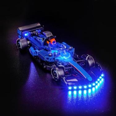 Imagem de BrickBling Light Only, Compatible with Lego Speed Champions Williams Racing FW46 F1 - Not Come with Car (77249)