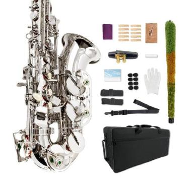 Imagem de Saxofone alto WUQIMUSC Professional Eb com estojo e acessórios