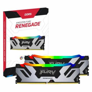 Imagem de Memória Gamer 64GB Kingston Fury Renegade Rgb Ddr5 2 X 32GB CL32 6000M