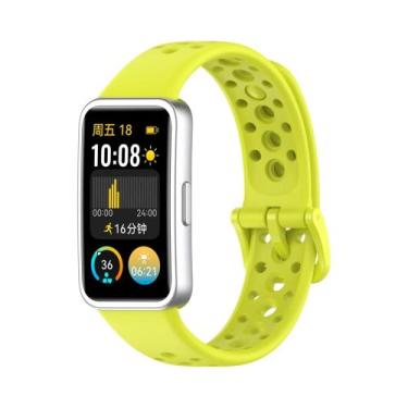 Imagem de Pulseira De Silicone Respirável Para Huawei Band 10 9 8 Acessórios De 