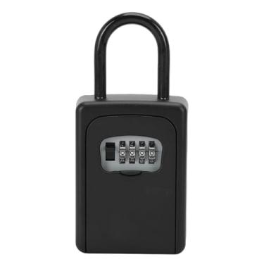 Imagem de AYNEFY Outras Fechaduras de Hardware para Janelas de Portas Senha Numérica de 4 Dígitos Cofre Portátil Montado na Parede Caixa de Armazenamento de Chaves Chaves Código Reconfigurável Cofre de