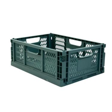 Imagem de caixa organizadora 14L dobrável de plástico multiuso - Oikos, U, VERDE