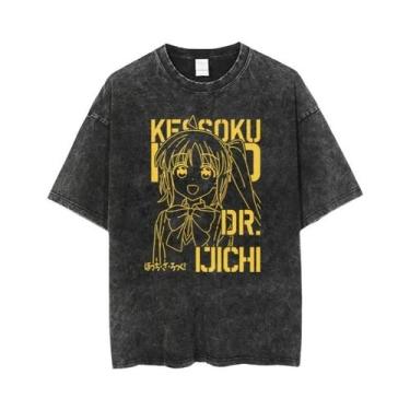 Imagem de Camiseta De Algodão Estampada Com Música Da Banda Anime Bocchi the Roc