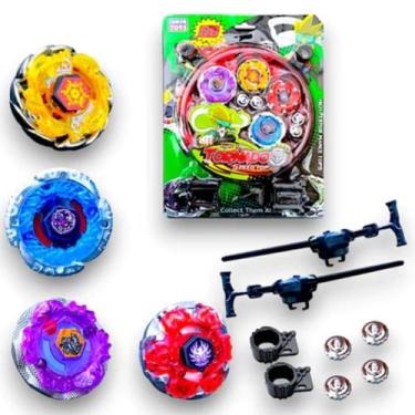 Imagem de Kit Beyblade Infantil para Brincar e Competir