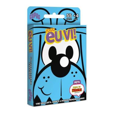 Imagem de Jogo Cartas Copag Eu Vi! Turma Da Monica - Pets Pense Rapido Achou?