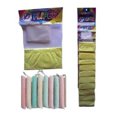 Imagem de Kit geladinho fliper cremoso 1 cartela 10 unid milho verde