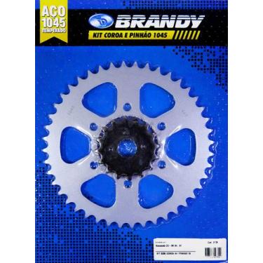 Imagem de Kit Relação Kawasaki ZX-9R 1994 até 1997 Brandy - Sem Corrente