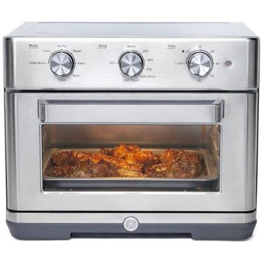 Imagem de Forno Elétrico de Bancada 24 L com 7 Funções e Controle Manual 110V Aço Inoxidável, GE, Prata