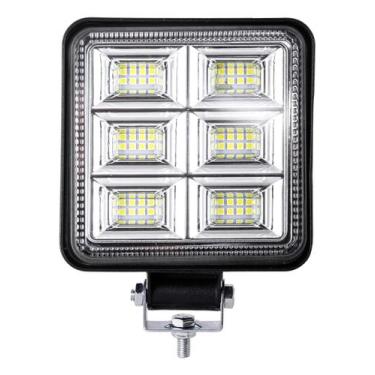 Imagem de Farol Milha Auxiliar 48led 144w 9v36v Quadrado Offroad 6500k - Briwax