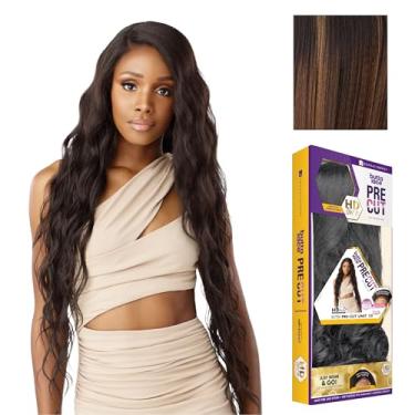 Imagem de Sensationnel Butta lace precut wigs - unit 10 glueless extra wide 5 inch deep parting synthetic pre tweezed smaller knot hairline (BALAYAGEHAZELNUT)