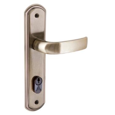 Imagem de Fechadura Entrada Espelho 5,5cm Latonado Home Aliança