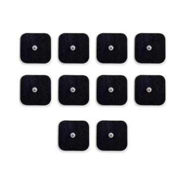 Imagem de Pads Eletrodos Reutilizáveis De 5x5cm Para Máquina TENS, EMS, Acupuntu