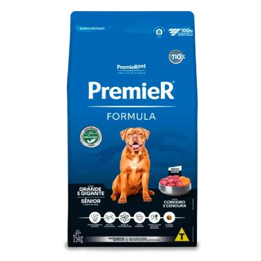 Imagem de Ração Premier Fórmula Cães Sênior Raças Grandes Cordeiro 15Kg