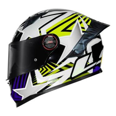 Imagem de Capacete LS2 FF358 ESTELLAR BLK/YELLOW Classic Pro, 56