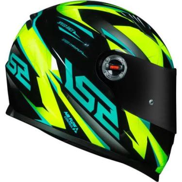 Imagem de Capacete LS2 FF358 Draze Black/HV Yellow/Green, 62
