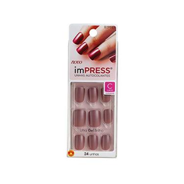 Imagem de Unhas Autocolantes Impress Color Curto Summer Nude, Kiss New York