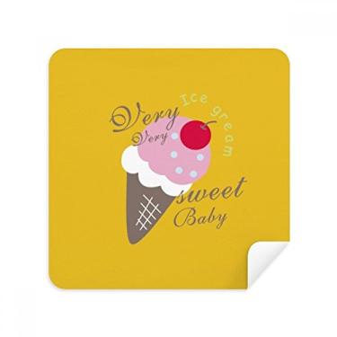 Imagem de Cherry Sweet Baby – Limpador de tela para óculos de sorvete e tecido de camurça, pacote com 2