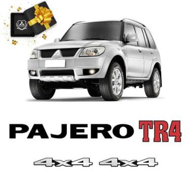 Imagem de Kit Adesivos Pajero Tr4 16v + 4x4 Mitisubishi Resinado - SPORTINOX