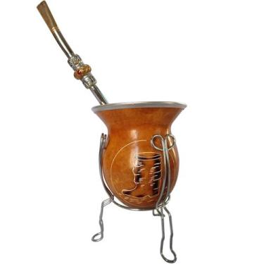 Imagem de Kit Chimarrão Conjunto Tererê Mate Cuia E Bomba Tradicional - Nacional