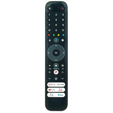 Imagem de Controle remoto de voz de substituição RC833 GUB2 compatível com TCL TV 85P745 75C745 85C745 50P745 55P745 65C845 75C845 65C645 43P745 75C645K 85C6C645 45K 65 P745 75P745 55C845 55C745 65C745 50C645