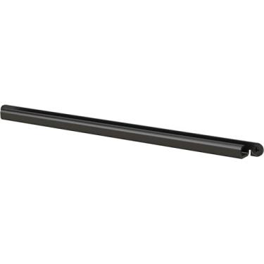 Imagem de Franklin Brass Derby (1 pacote) Suporte de número de casa de metal com 3 largos para sistema personalizado em preto fosco | Trilho de canal numérico externo moderno | Sinal de endereço personalizado