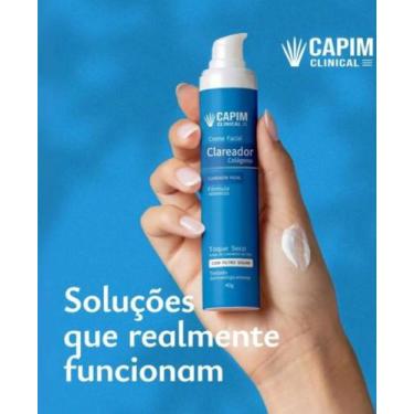 Imagem de Capim Clinical Creme Facial 40g - Mais vendido Clareador colágeno - Re