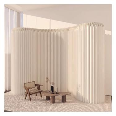 Imagem de Biombos e Divisórias Divisória De Ambiente De Papel Dobrável Moderna, Tela De Privacidade Portátil, Divisória De Parede Temporária Para Separação E Decoração De Espaço De Escritório Em Casa(L 400~500c